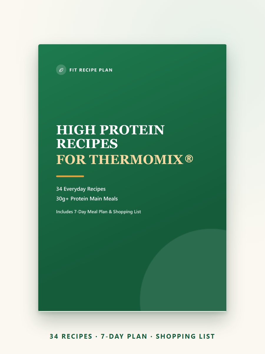 High Protein Recipes for Thermomix TM6 & TM7 cover